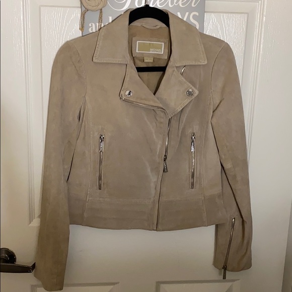 Michael Kors Jackets & Blazers - Michael Kors Tan Suede Jacket